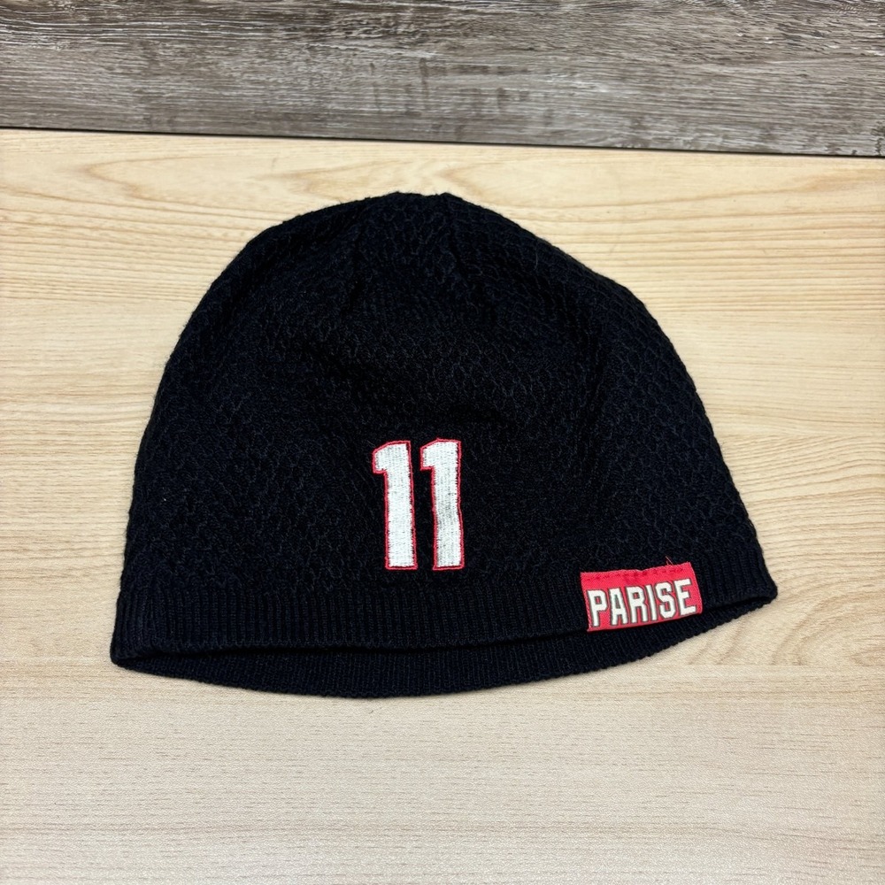 Minnesota Wild Hat Cap Beanie Black Red Zach Parise 11 Reversible NHL Reebok